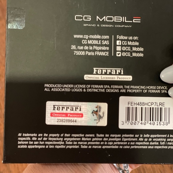 Ferrari iPhone 8plus case. Brand new - Picture 4 of 5